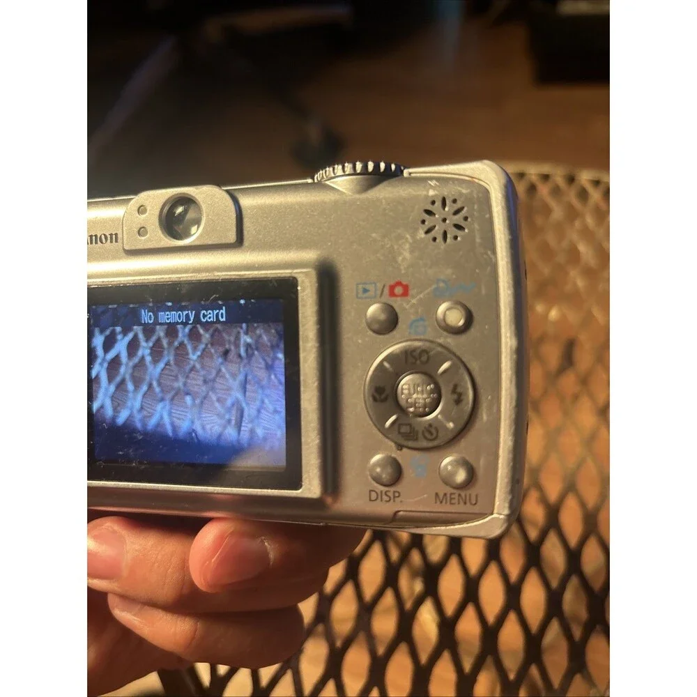 Canon PowerShot A550 7.1MP Digital Camera 4x Zoom 5MP - Tested **READ** Issues